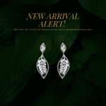 Ladies Fancy Diamond Imitation Earrings Silver